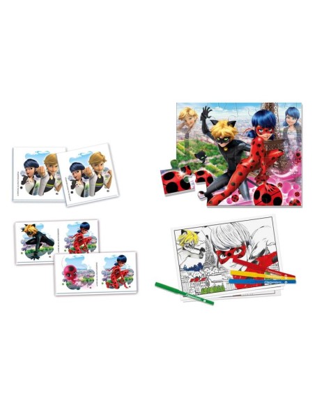 Miraculous - Gioco Edukit 4 in 1 CLE18036 Clementoni | Futurartshop.com