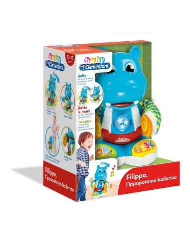 Filippo l'ippopotamo ballerino CLE17245 Clementoni | Futurartshop.com