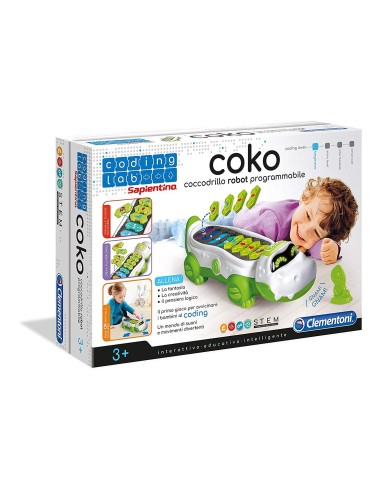 Clementoni - Coko Coccodrillo robot programmabile CLE12092 Clementoni | Futurartshop.com