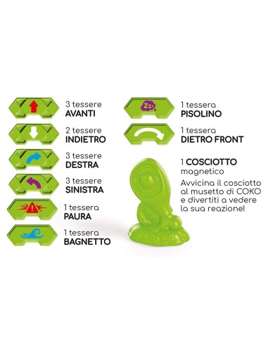 Clementoni - Coko Crocodile programmable robot CLE12092 Clementoni | Futurartshop.com