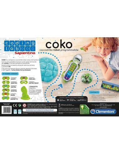 Clementoni - Coko Crocodile programmable robot CLE12092 Clementoni | Futurartshop.com