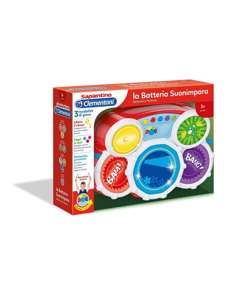 Clementoni - La batteria Suonimpara CLE12089 Clementoni | Futurartshop.com