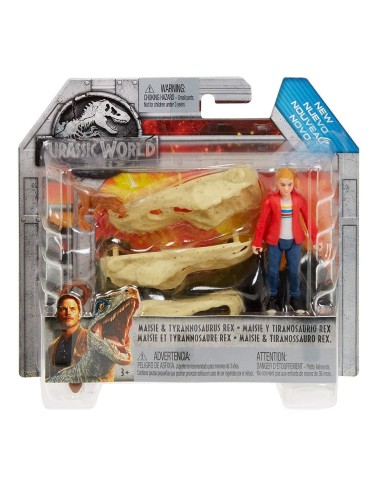 Jurassic World Character Maisie, and T-Rex MATFMM00/FWN29 Mattel | Futurartshop.com