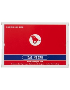 Playing cards Rummy San Siro plastic DNG024129 Dal Negro | Futurartshop.com