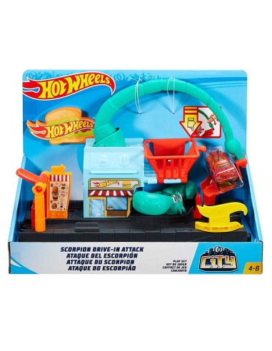 Hot Wheels - Citta Scorpione drive-in MATFNB05/FNP62 Mattel | Futurartshop.com