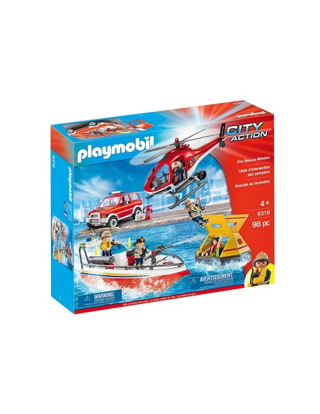 Playmobil 9319 units of the rescue of the fire brigade PLA9391 Playmobil | Futurartshop.com
