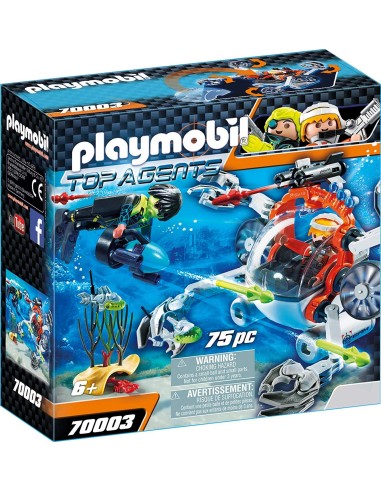 Playmobil 70003 granchio subacqueo dello spy team PLA70003 Playmobil | Futurartshop.com