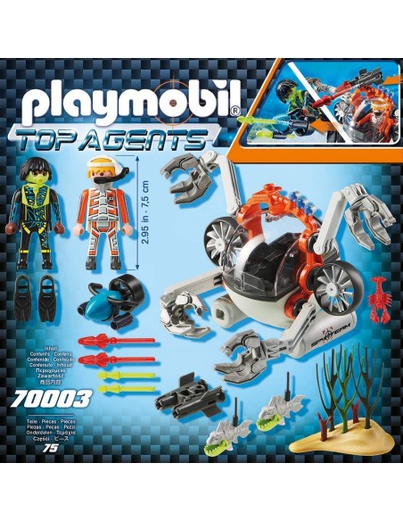 Playmobil 70003 crab diver of the spy team PLA70003 Playmobil | Futurartshop.com