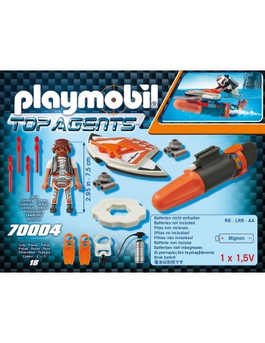 Playmobil 70004 manta turbo dello spy team PLA70004 Playmobil | Futurartshop.com