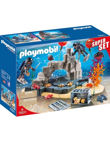 Playmobil 70011 superset special unit of divers PLA70011 Playmobil | Futurartshop.com