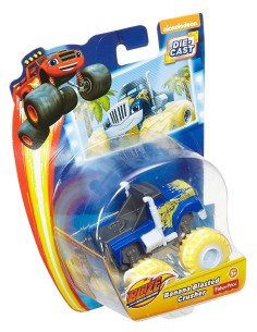 veicolo in metallo blaze personaggio banana blasted crusher MATCGF20/DKV74 Mattel | Futurartshop.com 2