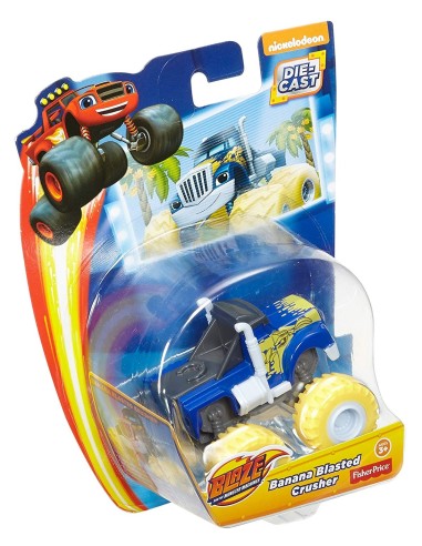 vehicle metal blaze character banana blasted crusher MATCGF20/DKV74 Mattel | Futurartshop.com