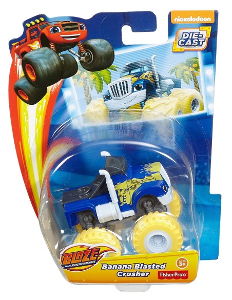 vehicle metal blaze character banana blasted crusher MATCGF20/DKV74 Mattel | Futurartshop.com