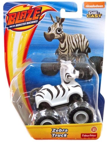 Vehicle metal blaze character zebra truck MATCGF20/FHV28 Mattel | Futurartshop.com
