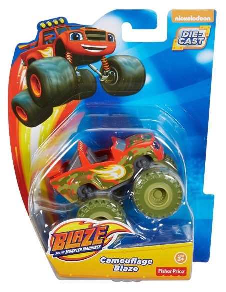 Veicolo in metallo blaze personaggio camouflage blaze MATCGF20/DGK44 Mattel | Futurartshop.com