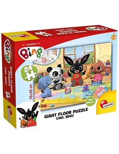 Bing giant floor puzzle-ciao bing 24 pezzi LIS74716 Lisciani | Futurartshop.com