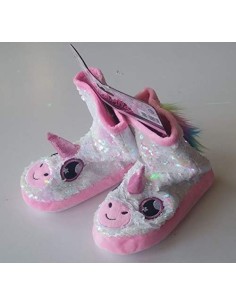 Pantofole unicorno girabrilla taglia S-M NIC02537 Nice Group | Futurartshop.com