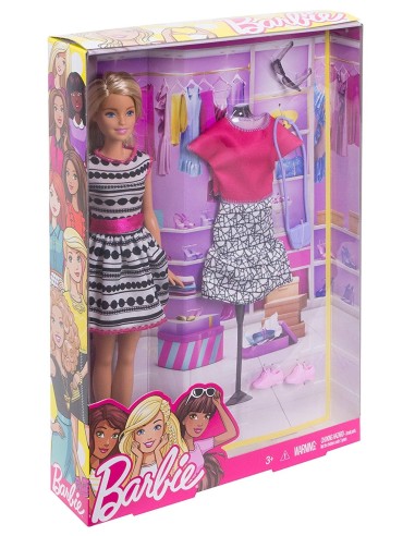 Barbie Fashions Doll blonde TOYFFF58/FFF59 Mattel | Futurartshop.com