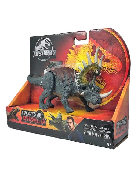 Jurassic World Dino Rivals - Styracosaurus colpo selvaggio MATGCR54/GCR59 Mattel | Futurartshop.com
