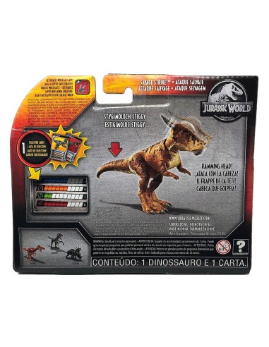 Jurassic World Dino Rivals - Stygimoloch Stiggy wild blow MATGCR54/GCR56 Mattel | Futurartshop.com