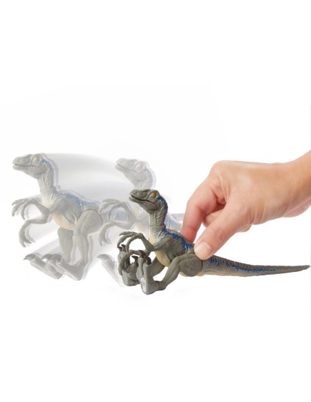 Jurassic World Dino Rivals - Velociraptor blue wild blow MATGCR54/GCR55 Mattel | Futurartshop.com