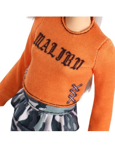 Barbie Fashionistas with Top and Skirt in camouflage MATFBR37/FXL47 Mattel | Futurartshop.com