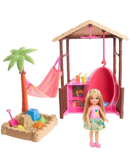 Barbie - Bambola Chelsea Bionda Playset con Bungalow MATFWV24 Mattel | Futurartshop.com
