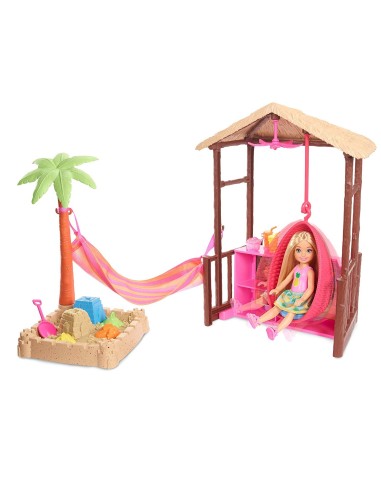 Barbie - Doll Chelsea Blonde, Playset with Bungalow MATFWV24 Mattel | Futurartshop.com