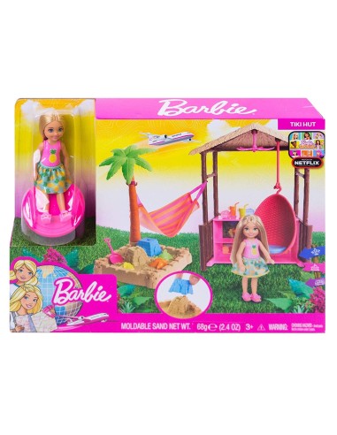 Barbie - Doll Chelsea Blonde, Playset with Bungalow MATFWV24 Mattel | Futurartshop.com
