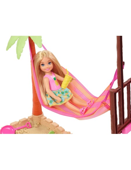 Barbie - Doll Chelsea Blonde, Playset with Bungalow MATFWV24 Mattel | Futurartshop.com