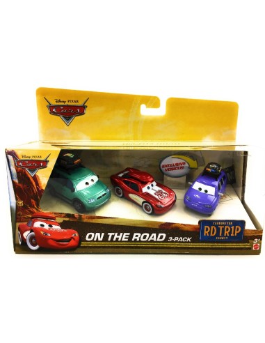 Cars 3 - Pack with 3 cars On The Road TOYDXN96 Mattel | Futurartshop.com