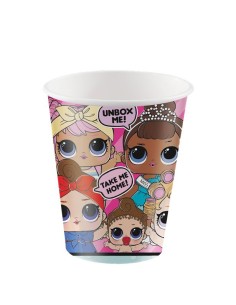 LoL Surprise - 8 paper cups from 256 ml INTU79116  | Futurartshop.com