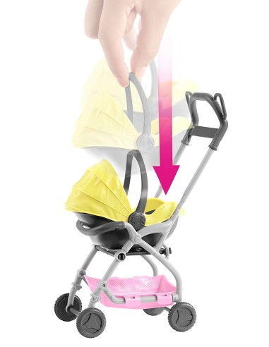 Barbie Skiper BabySitter - Bebe with buggy MATFXG94/GFC18 Mattel | Futurartshop.com