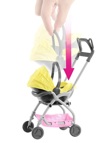 Barbie Skiper BabySitter - Bebe with buggy MATFXG94/GFC18 Mattel | Futurartshop.com