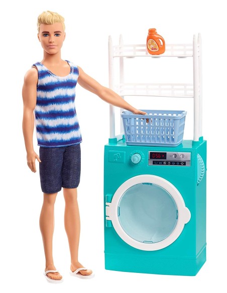 Barbie - La lavanderia di ken MATFYK51/FYK52 Mattel | Futurartshop.com