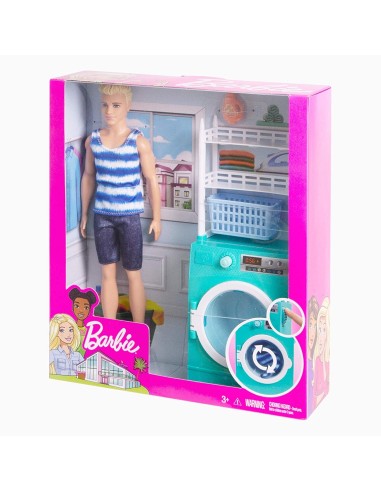 Barbie - La lavanderia di ken MATFYK51/FYK52 Mattel | Futurartshop.com