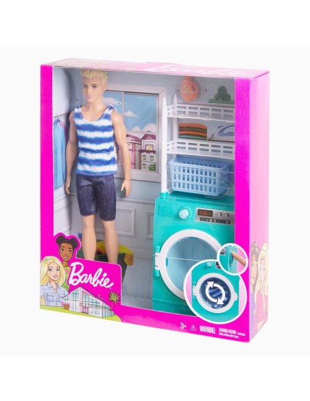 Barbie - La lavanderia di ken MATFYK51/FYK52 Mattel | Futurartshop.com