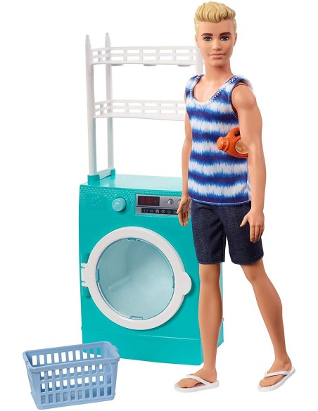 Barbie - La lavanderia di ken MATFYK51/FYK52 Mattel | Futurartshop.com