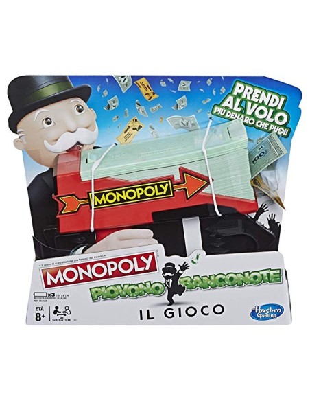 Monopoly - Gun raining banknotes HASE30371030 Hasbro | Futurartshop.com