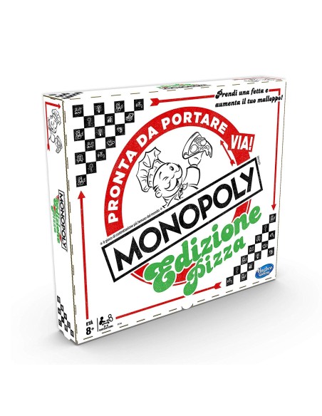 Monopoly edition Pizza Italian Version HASE57981030 Hasbro | Futurartshop.com