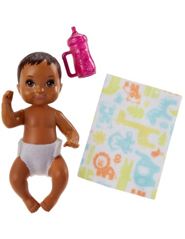 Barbie skipper babysitters bebè con capelli marroni MATFHY76/FHY81 Mattel | Futurartshop.com