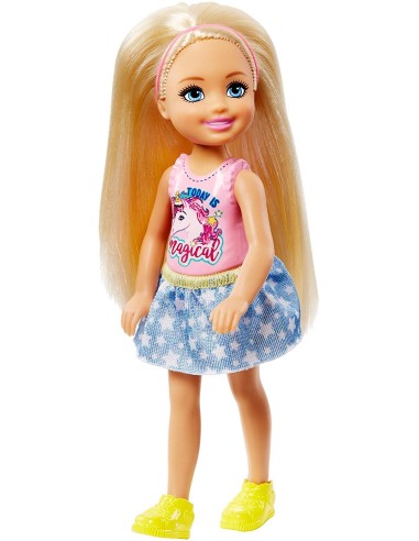 Barbie chelsea doll with skirt blue and the pink MATDWJ33/FRL80 Mattel | Futurartshop.com