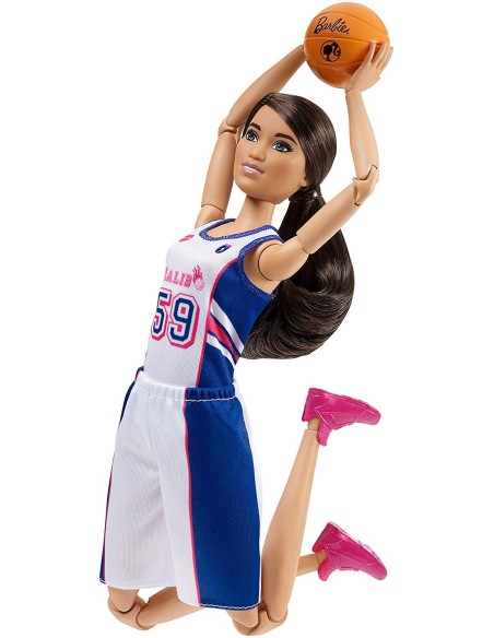 Barbie - Giocatrice di Basket Snodata MATDVF68/FXP06 Mattel | Futurartshop.com