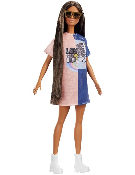 Barbie fashionistas con vestito due colori MATFBR37/FXL43 Mattel | Futurartshop.com