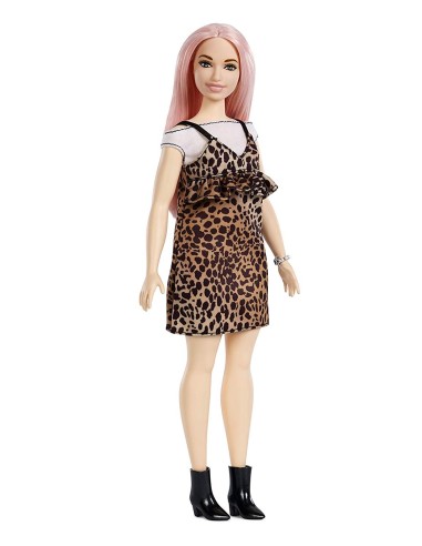 Barbie fashionistas con vestito animalier maculato MATFBR37/FXL49 Mattel | Futurartshop.com