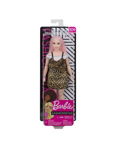 Barbie fashionistas con vestito animalier maculato MATFBR37/FXL49 Mattel | Futurartshop.com