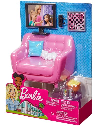 Barbie set furniture interior living MATFXG33/FXG36 Mattel | Futurartshop.com