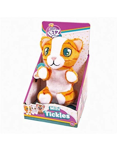 Peluche club petz mini tickles gatto arancione bianco IMC96752IM3/96790 IMC Toys | Futurartshop.com