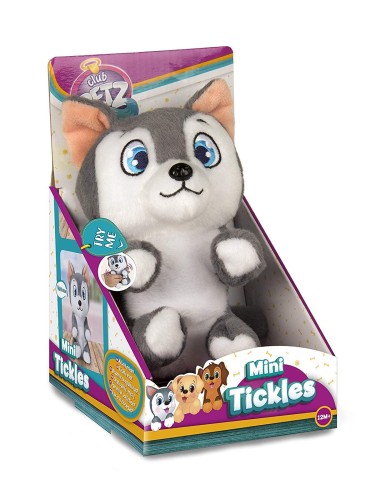 Peluche club petz mini tickles cane bianco grigio IMC96752IM3/96820 IMC Toys | Futurartshop.com