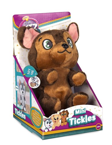 Peluche club petz mini tickles cane marrone e marrone chiaro IMC9675IM3/96808 IMC Toys | Futurartshop.com